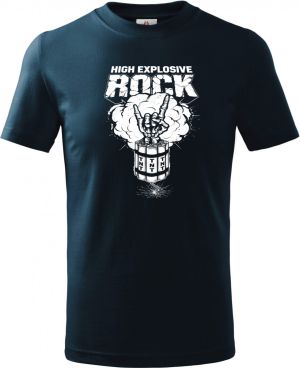 High explosive rock, V1, bílý tisk