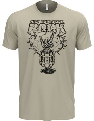 High explosive rock, V1, černý tisk