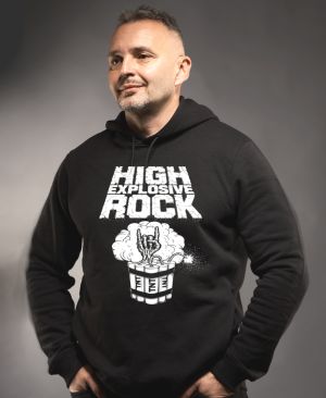 High explosive rock, V2, bílý tisk