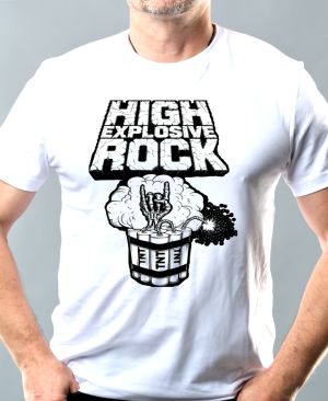 High explosive rock, V2, černý tisk