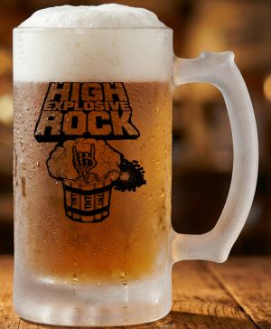 High explosive rock, V2, černý tisk