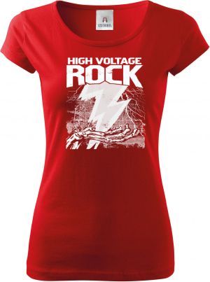 High voltage rock, bílý tisk