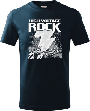 High voltage rock, bílý tisk