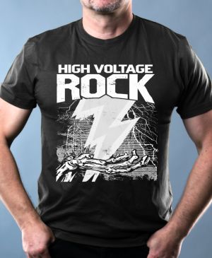 High voltage rock, bílý tisk