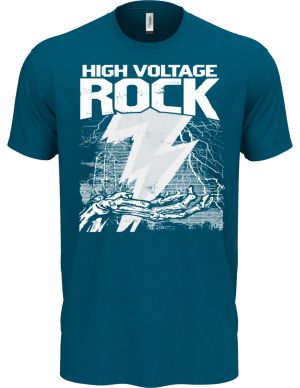 High voltage rock, bílý tisk