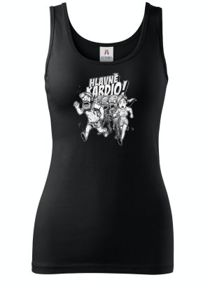 Hlavně kardio, bílý potisk