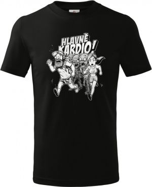 Hlavně kardio, bílý potisk