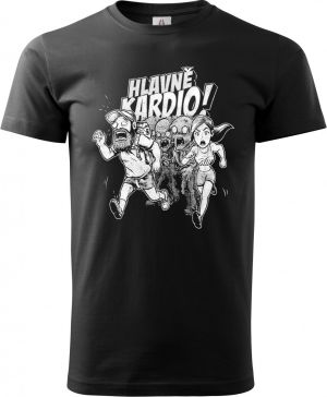 Hlavně kardio, bílý potisk