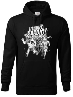 Hlavně kardio, bílý potisk