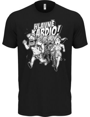 Hlavně kardio, bílý potisk