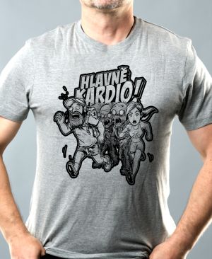 Hlavně kardio, černý tisk