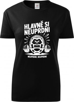 Hlavně si neuprdni, bílý potisk