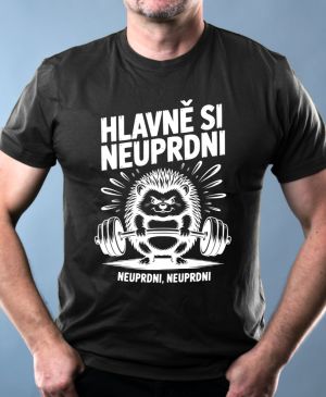 Hlavně si neuprdni, bílý potisk