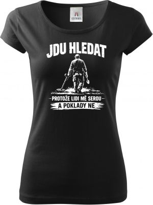 Hledač pokladů, bílý tisk