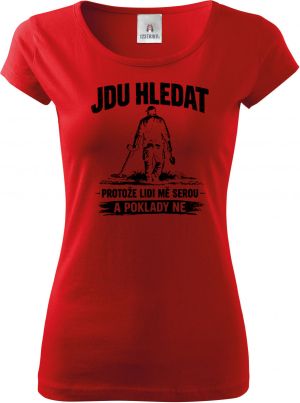 Hledač pokladů, černý tisk