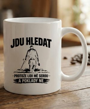 Hledač pokladů, černý tisk