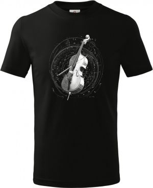 Hluboký tón vesmíru, bílý potisk