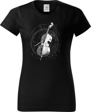 Hluboký tón vesmíru, bílý potisk