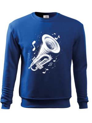 Fanfára osudu, trumpeta, bílý tisk