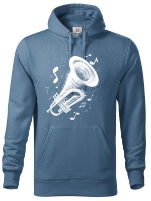 Fanfára osudu, trumpeta, bílý tisk