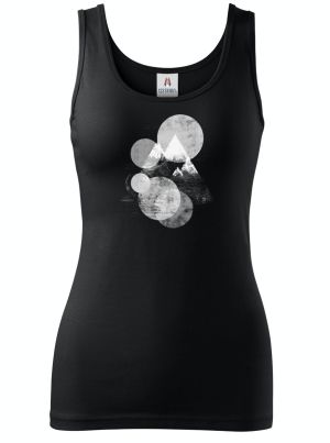 Horská geometrie, V1, bílý potisk