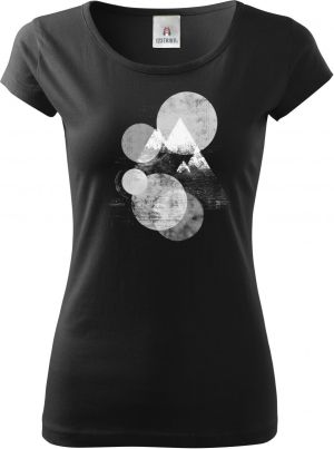 Horská geometrie, V1, bílý potisk