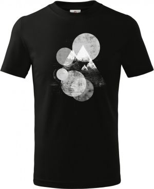 Horská geometrie, V1, bílý potisk