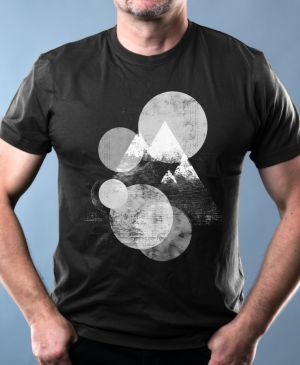 Horská geometrie, V1, bílý potisk