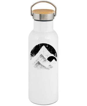 Horské siluety, černý potisk