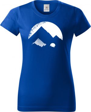 Horské siluety, V2, bílý potisk