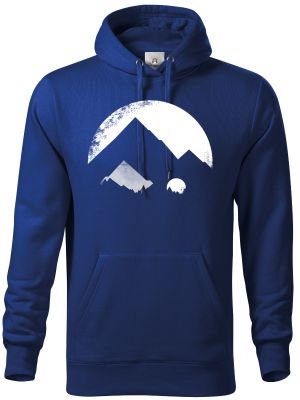 Horské siluety, V2, bílý potisk