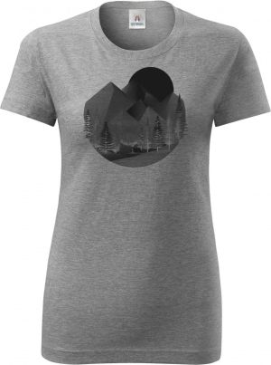 Horský kruh, černý potisk