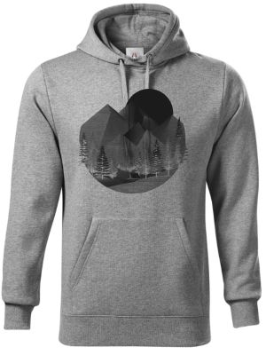 Horský kruh, černý potisk