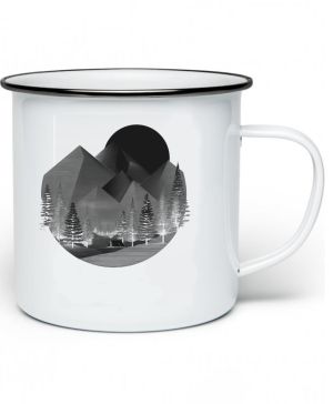 Horský kruh, černý potisk