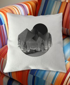 Horský kruh, černý potisk