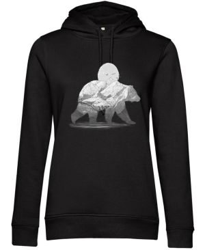 Horský medvěd, bílý potisk