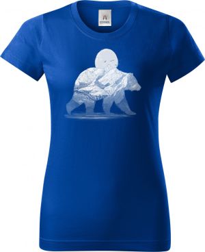 Horský medvěd, bílý potisk