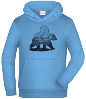 Horský medvěd, černý tisk