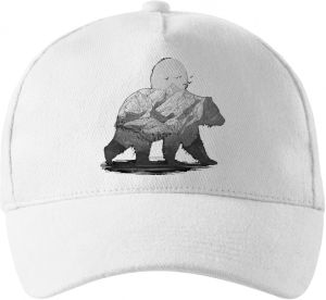 Horský medvěd, černý tisk