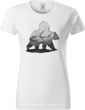 Horský medvěd, černý tisk