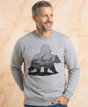 Horský medvěd, černý tisk