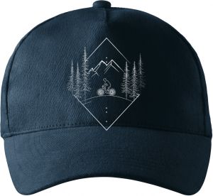 Horský trail, bílý potisk