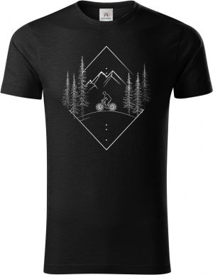 Horský trail, bílý potisk