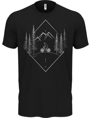 Horský trail, bílý potisk