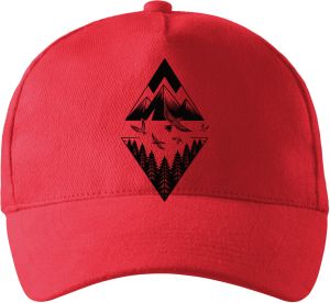 Hory v diamantu, černý potisk