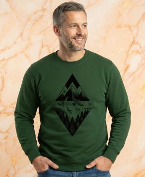 Hory v diamantu, černý potisk