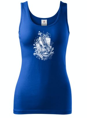 Housle skladatelů, bílý potisk