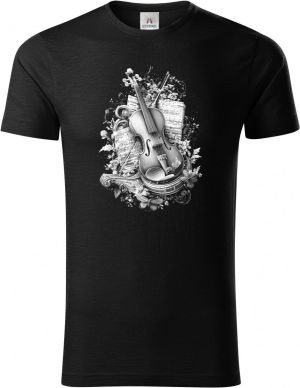 Housle skladatelů, bílý potisk