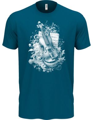 Housle skladatelů, bílý potisk