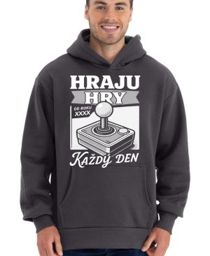 Hraju hry každý den, doplňte ročňík, bílý tisk
